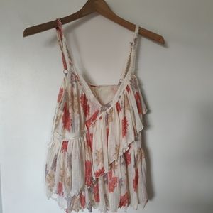 Free people flowy sleeveless top Very pretty